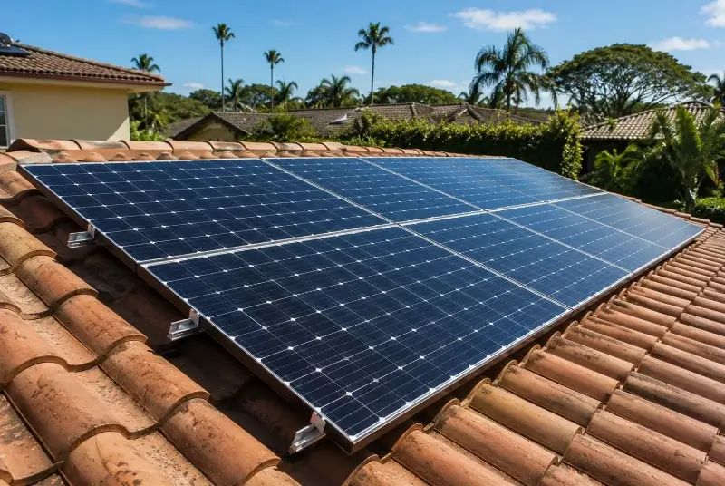Installation de panneaux solaires à Faramans